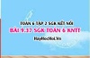 Bài 9.37 SGK Toán 6 tập 2 Kết nối tri thức